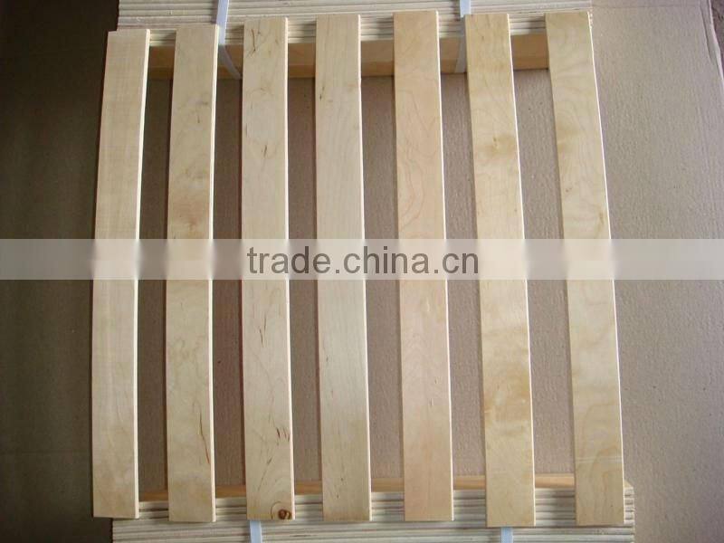 LVL wooden bed slats of layer-glued birch poplar Bed slat