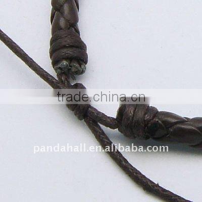 Imitation Leather Bracelets, PU Leather, Crafted Twisted(WL-55D)