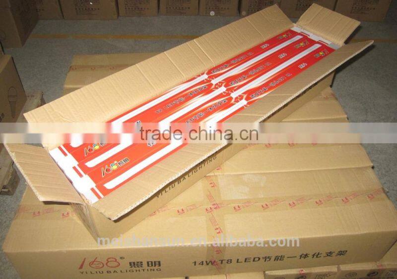 9W 600mm tube T8 with bracket separation led light t5 into t8 glass tube