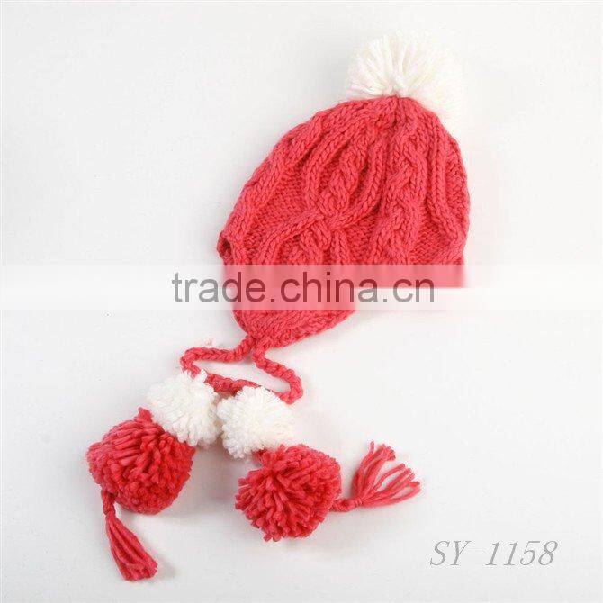 knitted earmuff hat