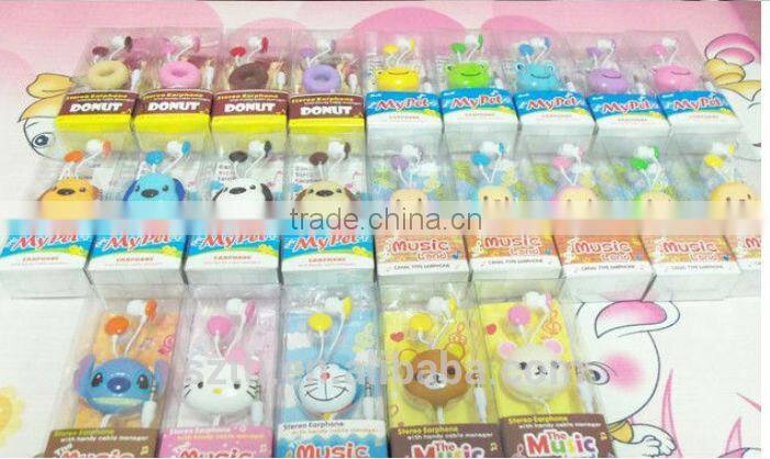 hot selling high quality cartoon earphones from China