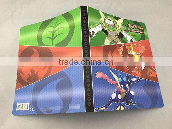 OEM customized Card album with 4-pocket PP portfolios Dongguan factory Pokemon cartoon