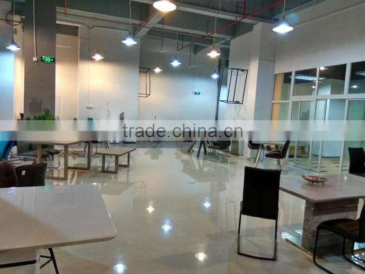 2016 Popular marble top stainless steel frame dining table
