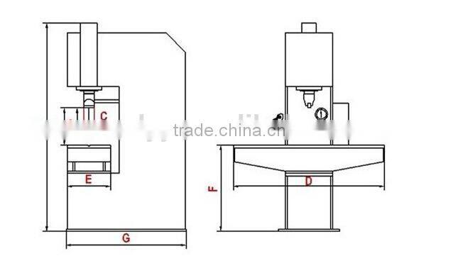 Factory Sell YW41 Single Column Straightening Machine