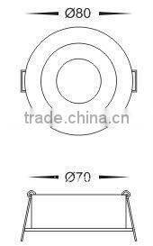 316Stainless steel body and aluminum decorative lighting