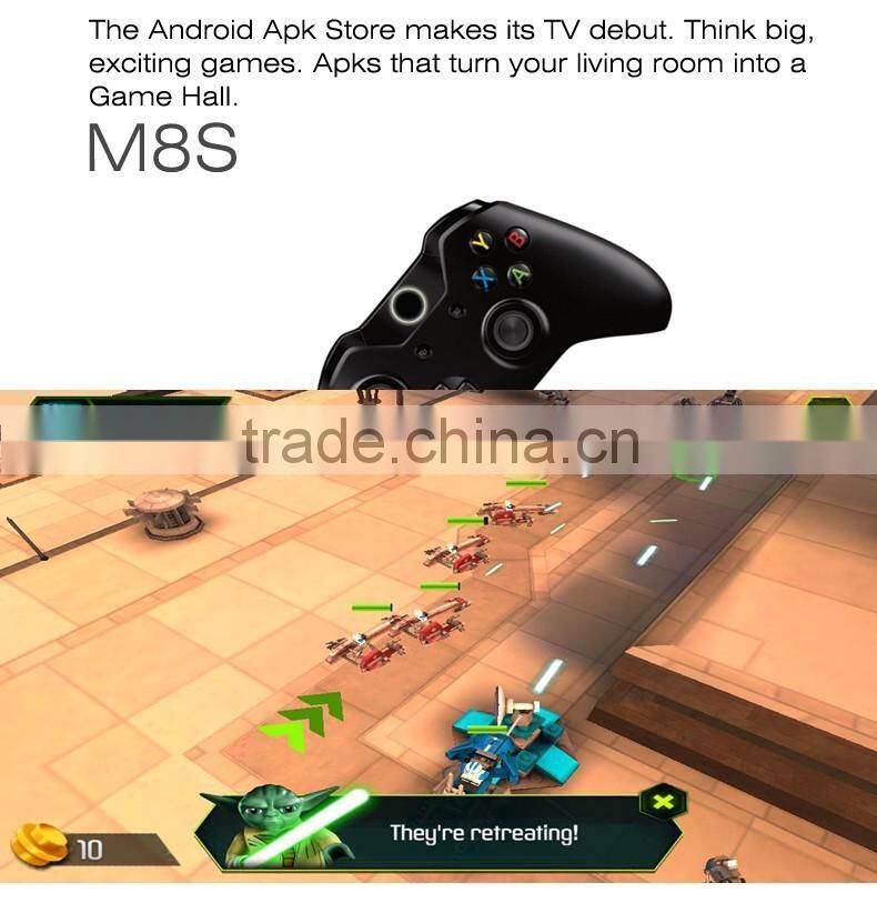 Android M8S TV Box Amlogic S812 Quad Core 4K H.265 2GB/8GB