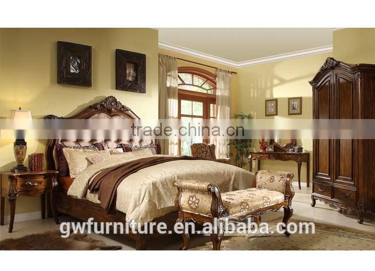 A08 antique soild wood bedroom furniture prices in pakistan