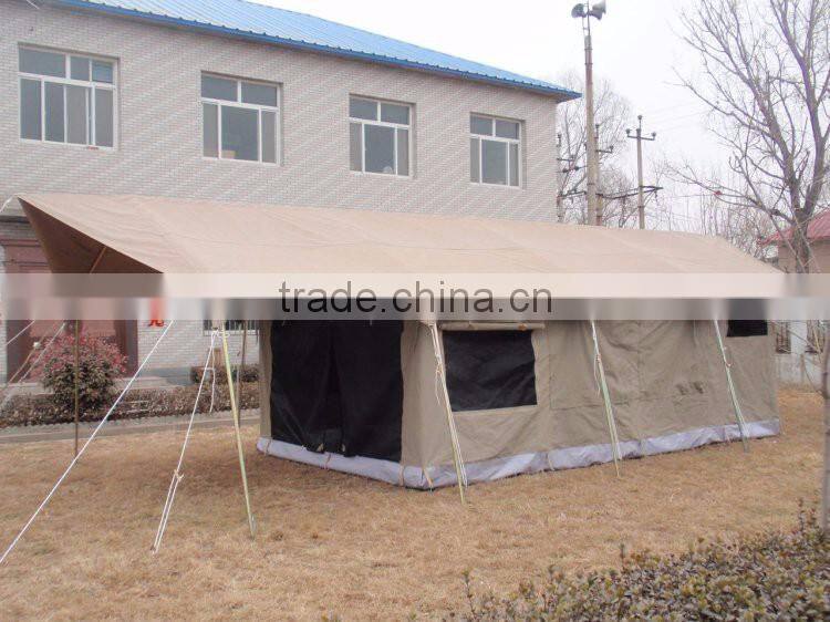 6x4M double roofs emperor twin bell tent with 100%cotton canvas