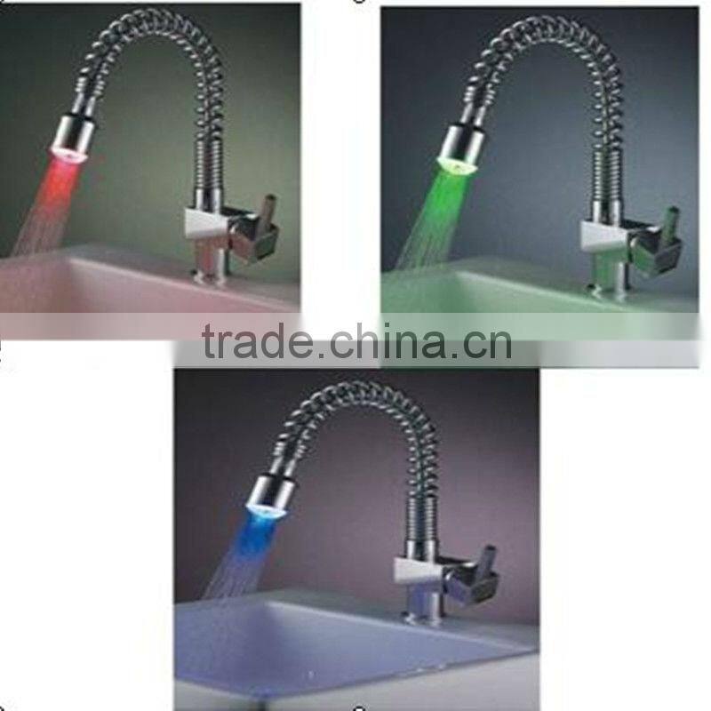 2013 water glow led faucet light unique kitchen faucet