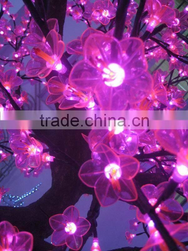 2015 new design outdoor acrylic motif tree light LED Xmas light decorations led cherry blossom tree light