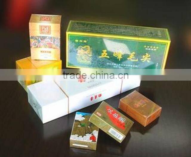 Cellophane paper(Film) box-type tridimensional packing machine