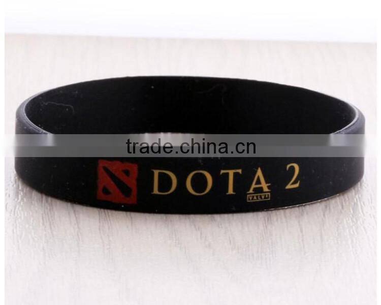 Hot sale wristband custom OEM printed silicone bracelet
