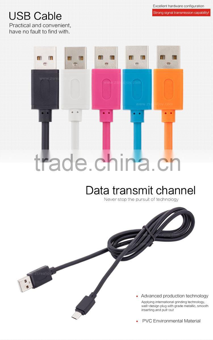 New 0.2m/1m/2m/3m Sample order mix color zinc alloy Smartphone braided charging data micro 2.0 usb cable