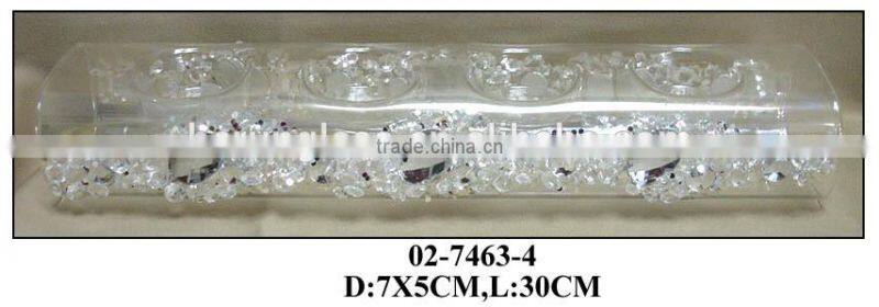 clear glass round tealight holders