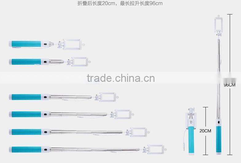 Wired Selfie Stick From Chinese Supplier, Wholesale Selfie Stick , Monopod Selfie Stick With High Quality