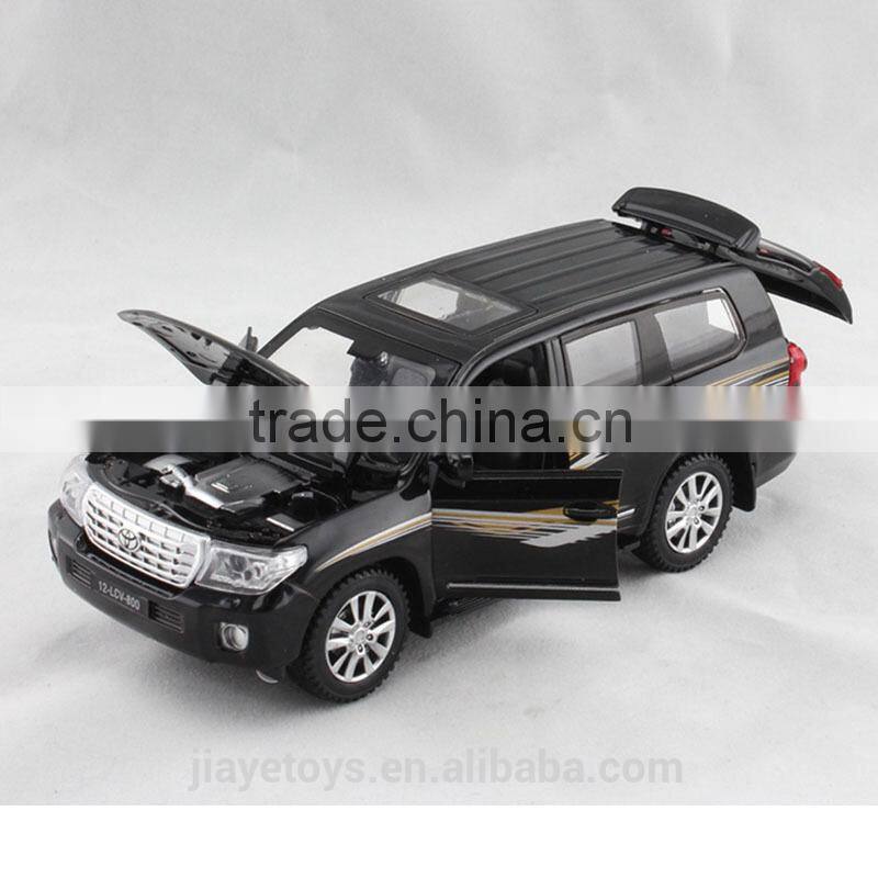 Licensed metal boby type car plastic chassis car model