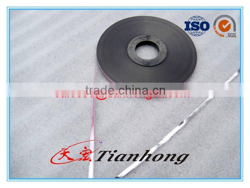 light green colored free edge alu pet foil heat-resistant insulating tape hangzhou tianhong low price al products