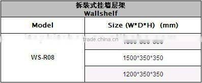 stainless steel AISI201 Simple Wallshelf