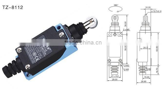 Plactic Or Metal Roller Plunger Limit Switch omron limit switch 8112