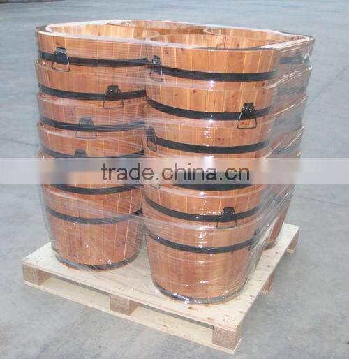 LEAFFY-Antique Wooden Barrels