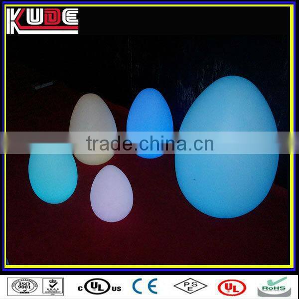 LED Decoration illuminated egg shapes decor,2013 christmas decoration