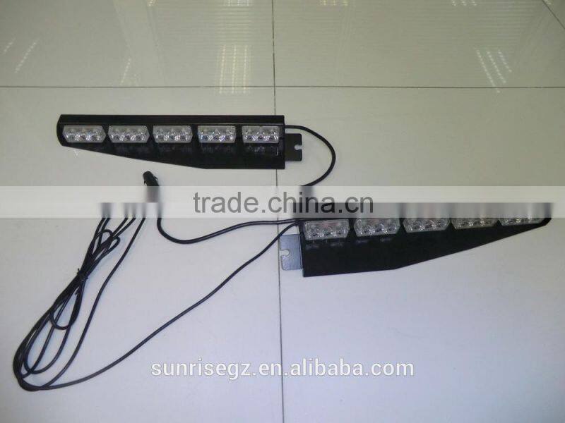 CAR WINDSHIELD LED STROBE FLASHING LIGHT,VISOR LED FLASH STROBE LIGHT (SR-LS-161T), 1W TOP BRIGHT TIR LED