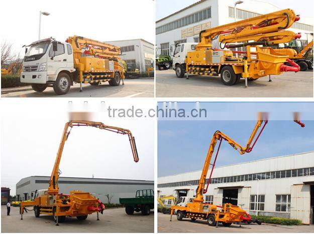 FOTON truck mounted concrete pump 65m3/h 28meters concrete pump XND5161-25M/28M for sale in Asia