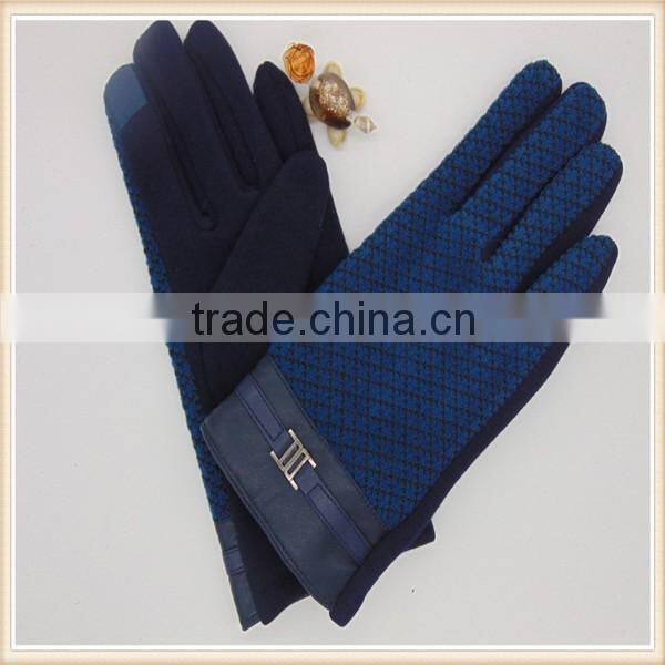 Men Plain Style Micro Velvet Cycling Hand Gloves