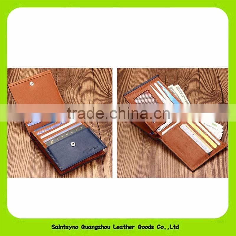 16417 Manufacturer 2016 eco friendly men leather wallet