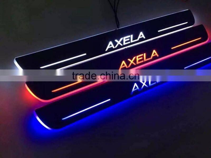 2016 Newest Car LED Welcome pedal Logo Flash led moving door scuff sill plate