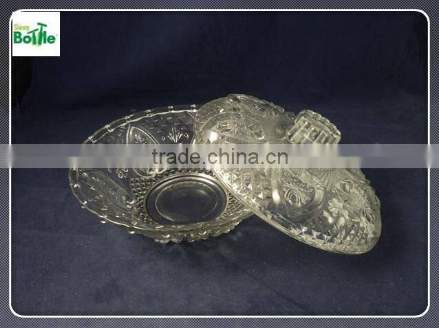 glass bowl/salad bowl/food storage bowl with lid