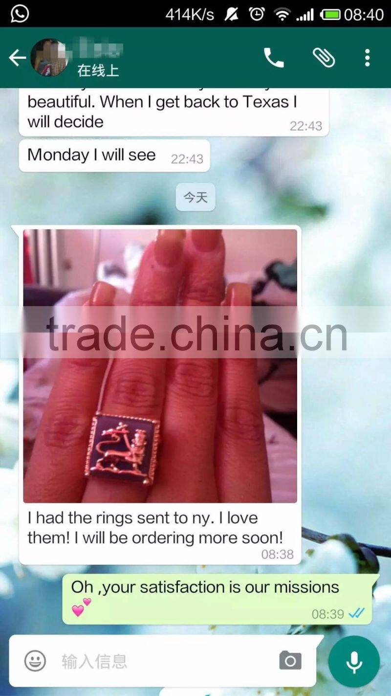 Popular 925 Sterling Silver ring Wedding adjustable Ring plated white gold