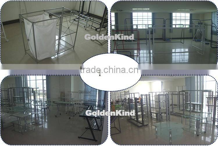 New Design Waterproof Oxford 2 Bins Bags laundry Sorter cart with wheels