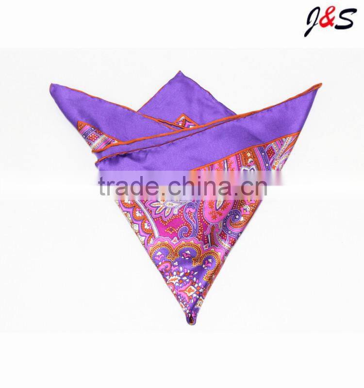 hand rolled embroidery handkerchief, printed handkerchief, cute handkerchief WPF330