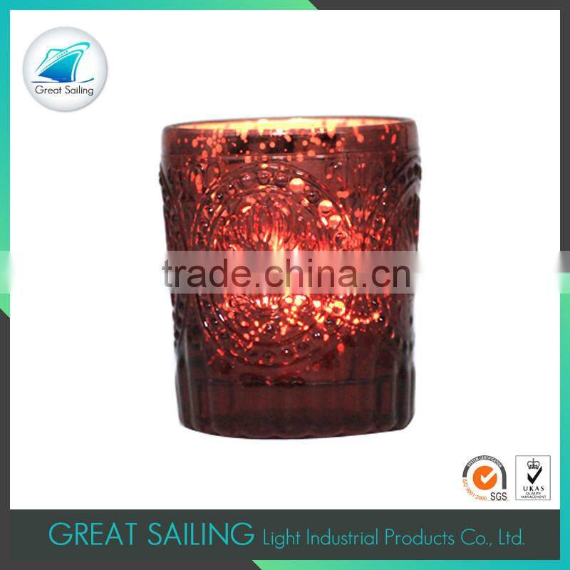 art home decor glass wine bottle candle holder