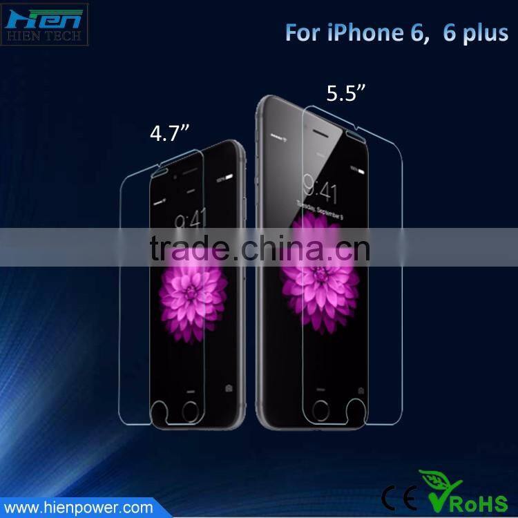 super slim ultrathin free sample transparent tempered glass screen protector for iphone 6s 6 7