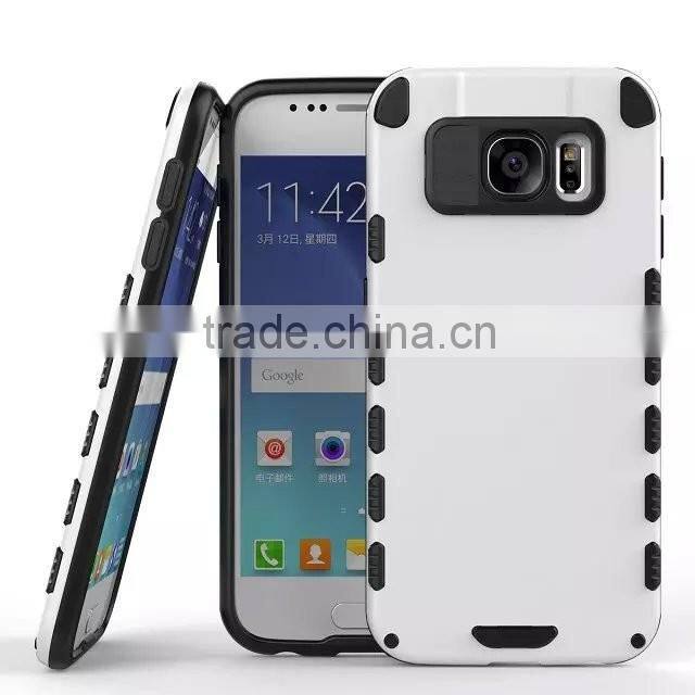 For Samsung Galaxy S6 Hybrid TPU Case, Shockproof Hard Case for Samsung S6 Protective PC Slim Cover