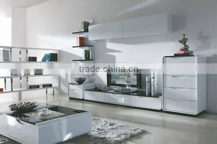 china new high glossy european style tv stand