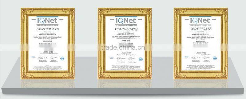 Powder coated Aluminum Wood Finish Profile For Doors and Windows