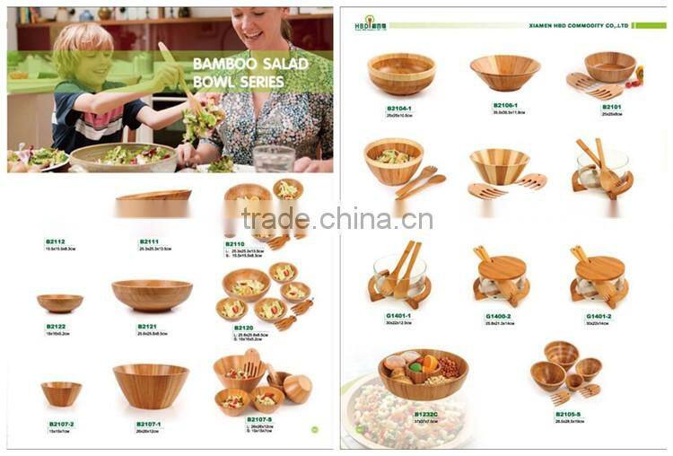 High quality small bamboo salad bowl wholesale