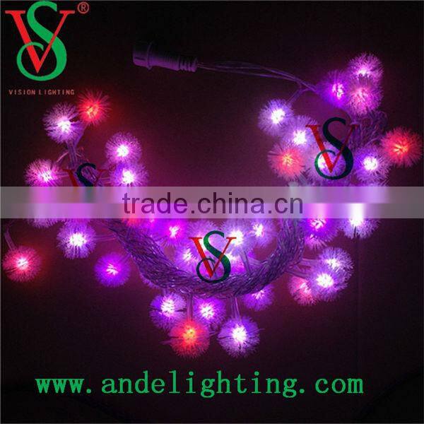 New LED Fluffy Ball String Light Christmas holiday party light
