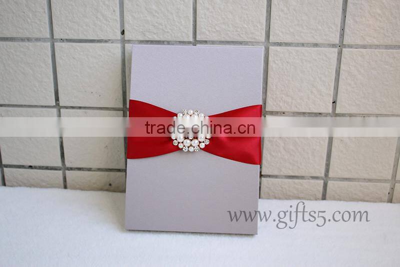 Elegant silk boxes for invitations wholesale