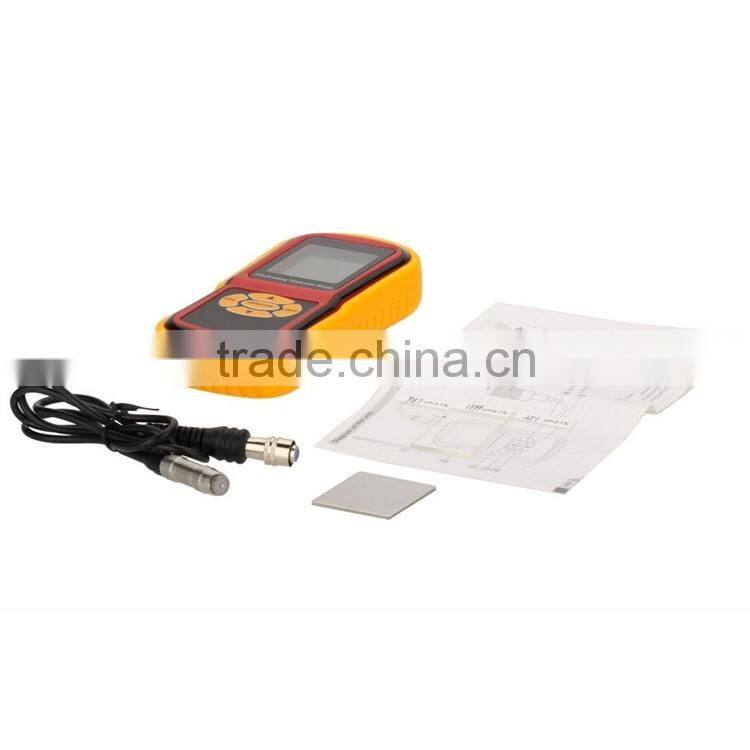 LCD Digital Film Coating Thickness Gauge Smart Sensor Paint Thickness Metemodel ultrasonic test equipment