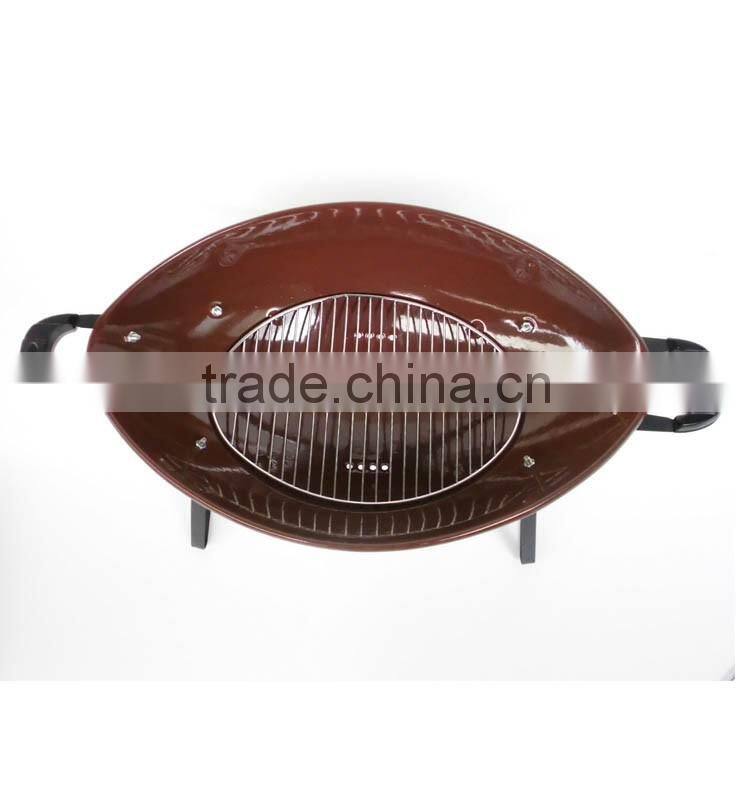 Moder European type bbq grill with football helmet design