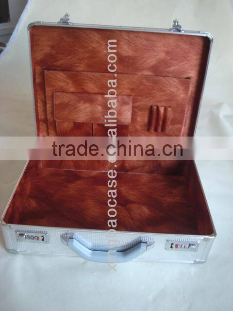 Briefcase for girls,mesh cosmetic case,computer attache case