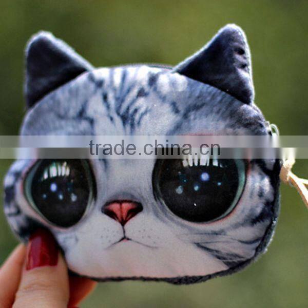 Fashion Cat-people Fabrics Woman Coin Wallet Wholesale ZTCW-0025