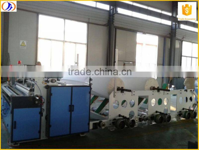 High speed toilet paper and kitchen towel rewinding and perforating Making machine