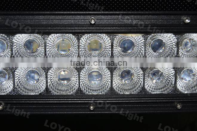 wholesale ! 288w c-ree led curved light bar with Amber white strobe function