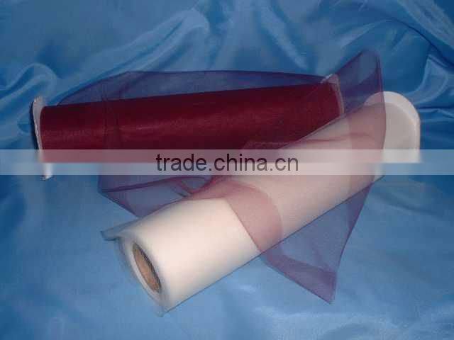 Forest green tulle ribbon