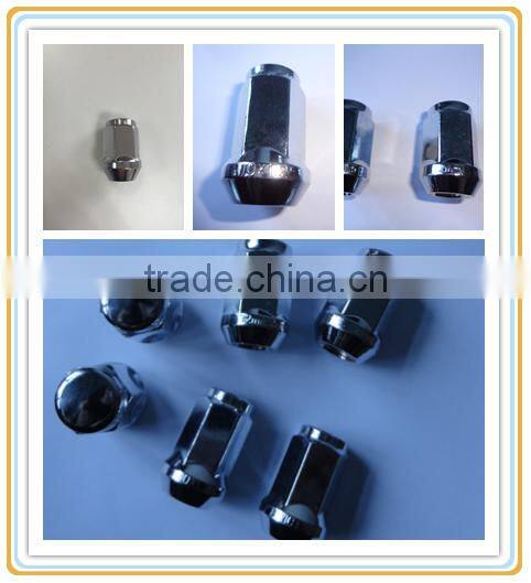 Wheel Nuts Bulge Acorn / China Supplier Conical Seat/ White Lug Nuts